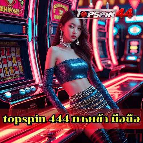 topspin 444 ทางเข้า มือถือ
